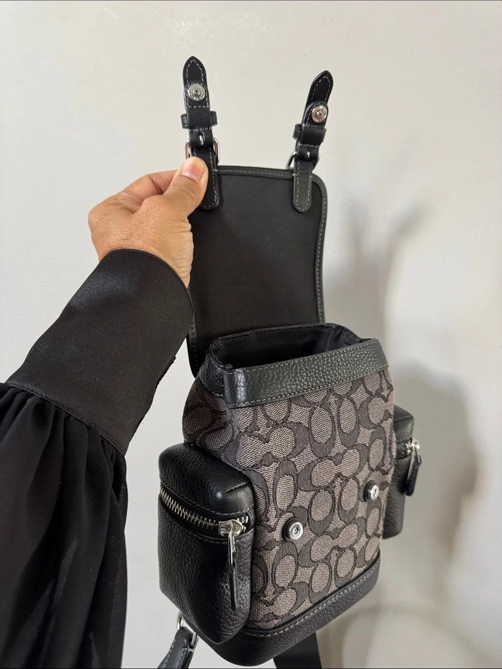 Coach compact backpack